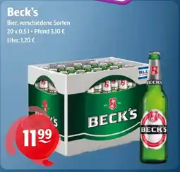 Getränke Hoffmann Beck's Bier Angebot
