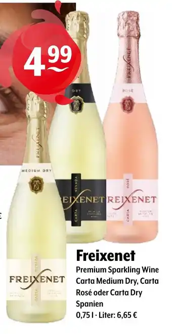 Getränke Hoffmann Freixenet Premium Sparkling Wine Carta Medium Dry, Carta Rosé oder Carta Dry Angebot