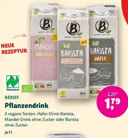 Biomarkt BERIEF Pflanzendrink Angebot