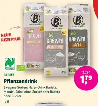 Biomarkt BERIEF Pflanzendrink Angebot
