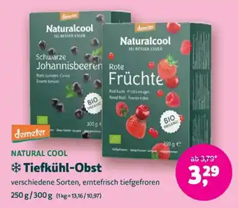 Biomarkt NATURAL COOL Tiefkühl-Obst Angebot