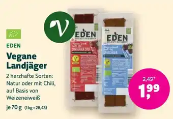 Biomarkt EDEN Vegane Landjäger Angebot