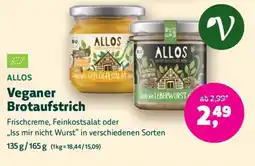 Biomarkt ALLOS Veganer Brotaufstrich Angebot