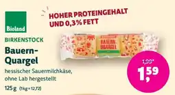 Biomarkt BIRKENSTOCK Bauern- Quargel Angebot