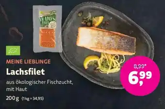Biomarkt MEINE LIEBLINGE Lachsfilet Angebot