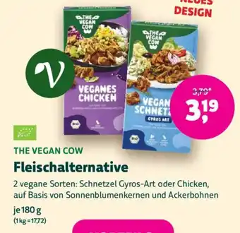 Biomarkt THE VEGAN COW Fleischalternative Angebot