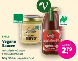 Biomarkt EMILS Vegane Saucen Angebot