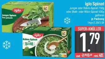 E-Center iglo Spinat Angebot