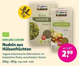 Biomarkt EXPLORE CUISINE Nudeln aus Hülsenfrüchten Angebot
