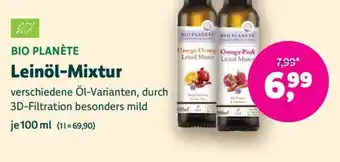 Biomarkt BIO PLANÈTE Leinöl-Mixtur Angebot