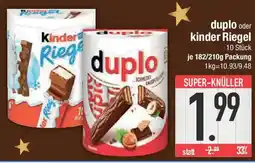E-Center duplo oder kinder Riegel Angebot