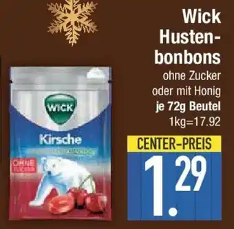 E-Center Wick Husten- bonbons Angebot