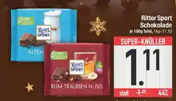 E-Center Ritter Sport Schokolade Angebot