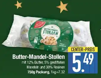 E-Center Butter-Mandel-Stollen Angebot
