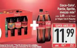 E-Center Coca-Cola, Fanta, Sprite mezzo mix³ oder Lift Angebot