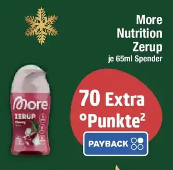 E-Center More Nutrition Zerup Angebot