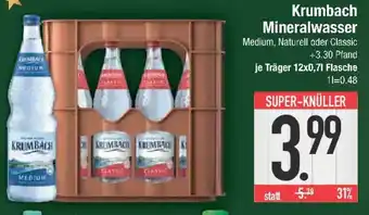 E-Center Krumbach Mineralwasser Angebot