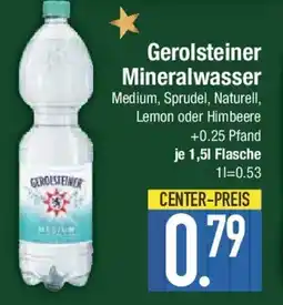E-Center Gerolsteiner Mineralwasser Angebot