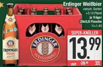 E-Center Erdinger Weißbier Angebot