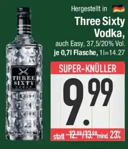 E-Center Hergestellt in Three Sixty Vodka Angebot