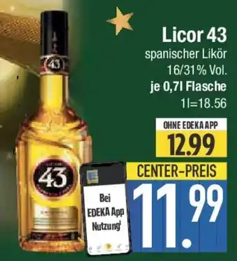 E-Center Licor 43 spanischer Likör Angebot