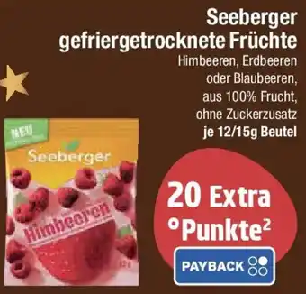 E-Center Seeberger gefriergetrocknete Früchte Angebot