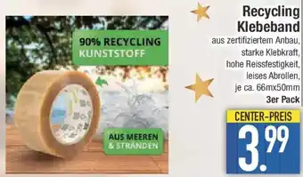 E-Center Recycling Klebeband Angebot