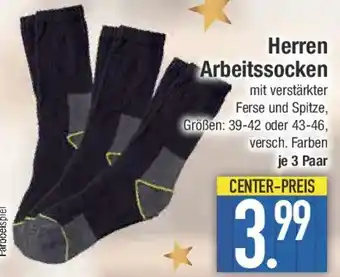 E-Center Herren Arbeitssocken Angebot