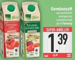 E-Center EDEKA Bio Gemüsesaft Angebot