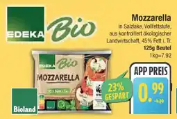 E-Center EDEKA Bio Mozzarella Angebot