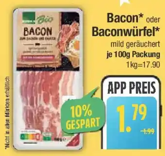 E-Center Bacon oder Baconwürfel Angebot