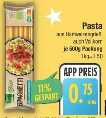 E-Center EDEKA Bio Pasta Angebot