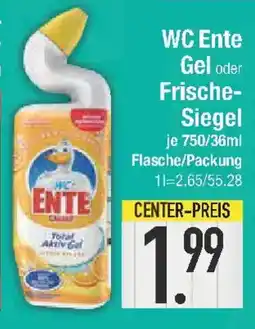 E-Center WC Ente Gel oder Frische- Siegel Angebot