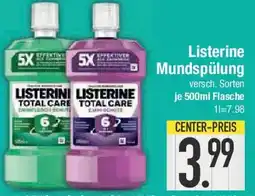 E-Center Listerine Mundspülung Angebot