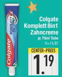 E-Center Colgate Komplett 8in1 Zahncreme Angebot