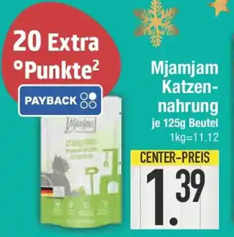 E-Center Mjamjam Katzen- nahrung Angebot