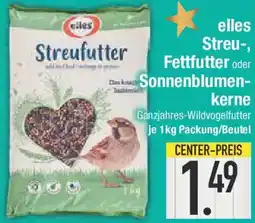 E-Center elles Streu-, Fettfutter oder Sonnenblumen- Angebot