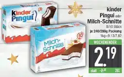 E-Center kinder Pingui oder Milch-Schnitte Angebot