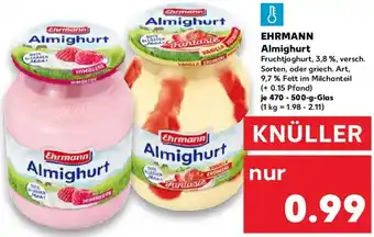 Kaufland EHRMANN Fruchtjoghurt Angebot