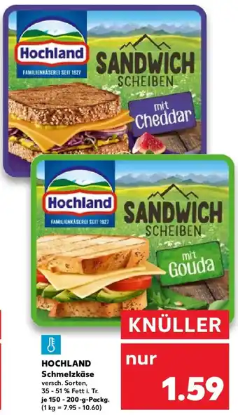 Kaufland HOCHLAND Schmelzkäse Angebot