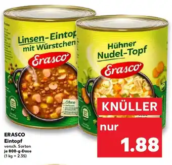 Kaufland ERASCO Eintopf Angebot