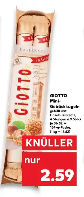 Kaufland GIOTTO Mini- Gebäckkugeln Angebot