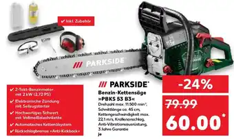 Kaufland PARKSIDE Benzin-Kettensäge PBKS 53 B3 Angebot