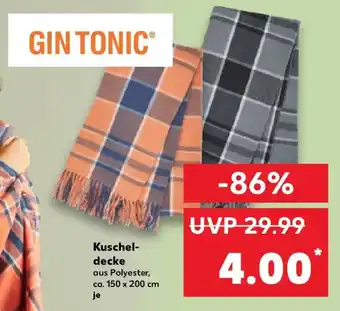 Kaufland GIN TONIC Kuschel- decke Angebot