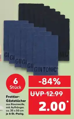Kaufland GINTONIC Frottier- Gästetücher Angebot