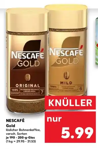 Kaufland NESCAFÉ Gold Angebot