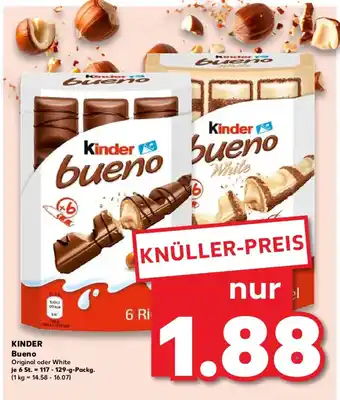 Kaufland KINDER Bueno Angebot