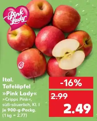 Kaufland Ital. Tafeläpfel Pink Lady Angebot