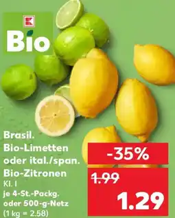 Kaufland Brasil. Bio-Limetten oder ital./span. Bio-Zitronen Angebot