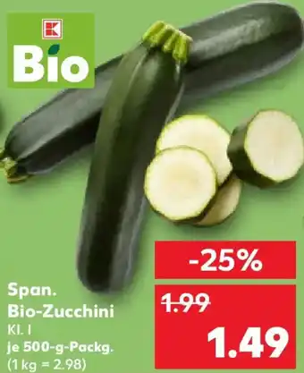 Kaufland Bio Span. Bio-Zucchini Angebot